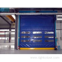 PVC Automatic High Speed Stacking Door For Garage